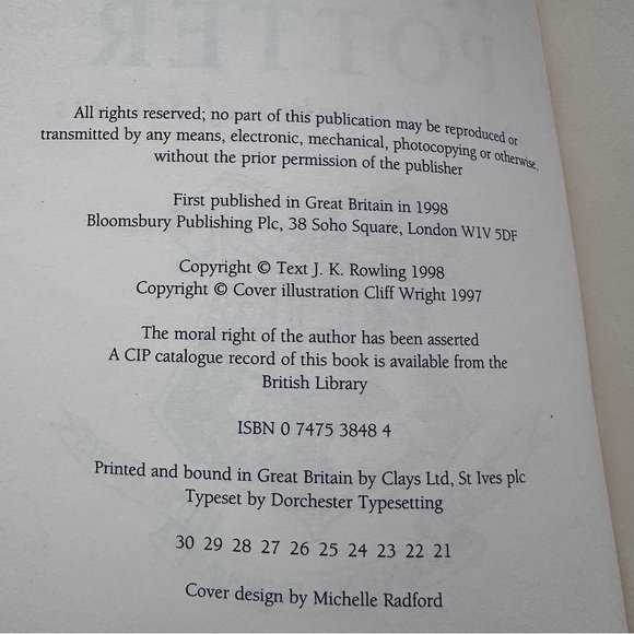 Harry Potter And The Chamber Of Secrets J. K. Rowling‎ paperback - Picture 9 of 9